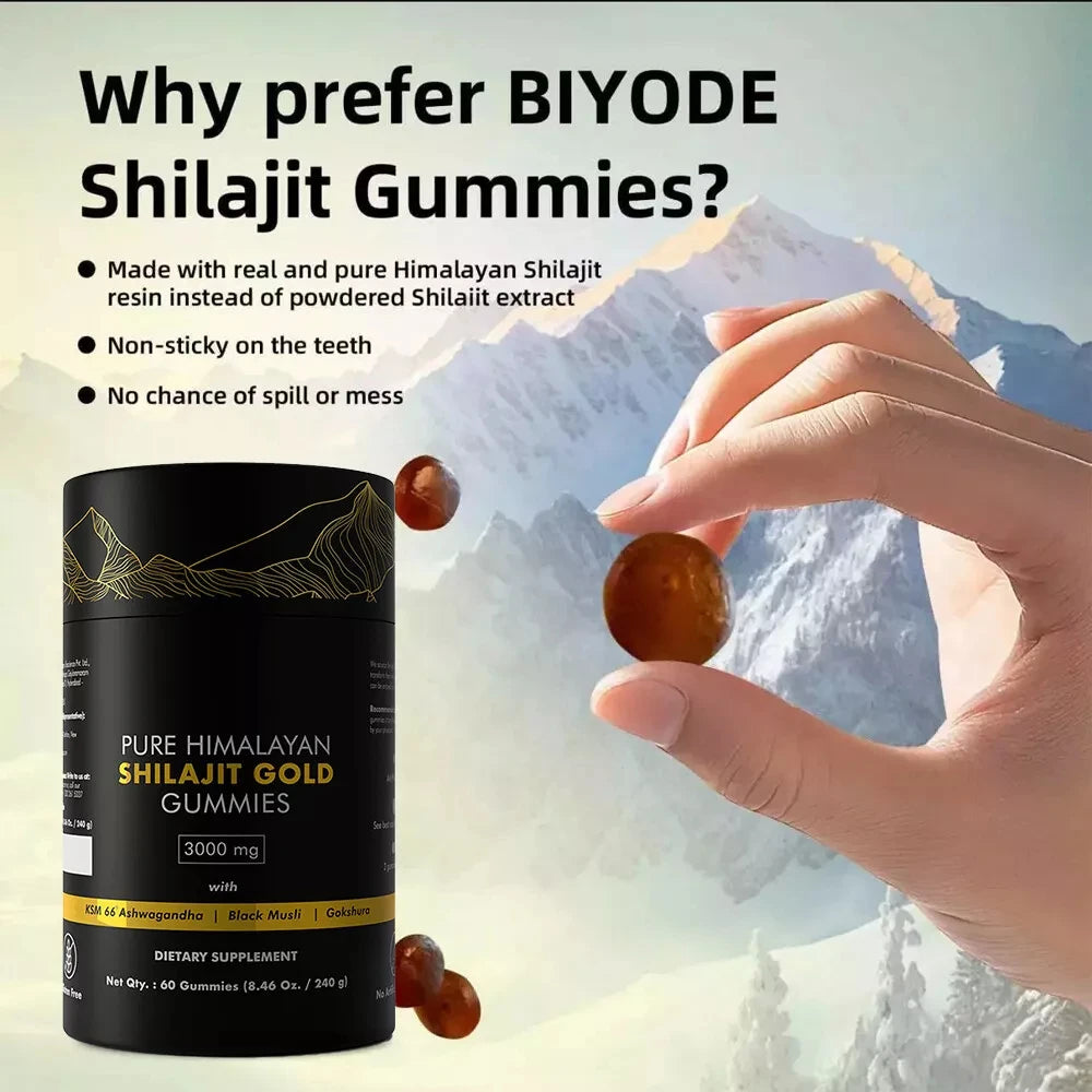 Pure Himalayan Shilajit Gummies,