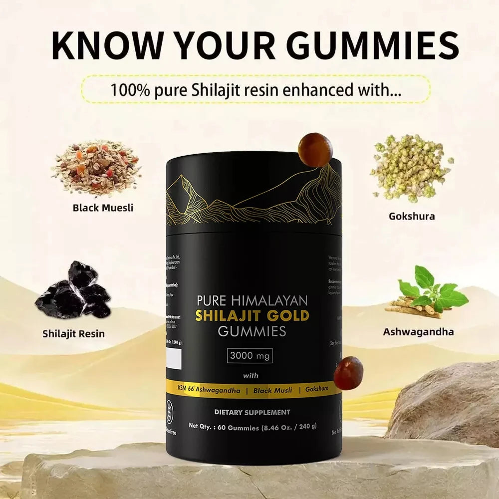 Pure Himalayan Shilajit Gummies,