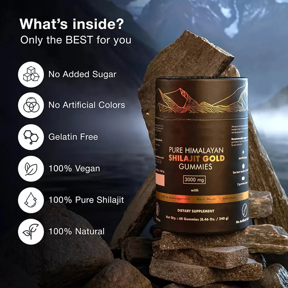 Pure Himalayan Shilajit Gummies,